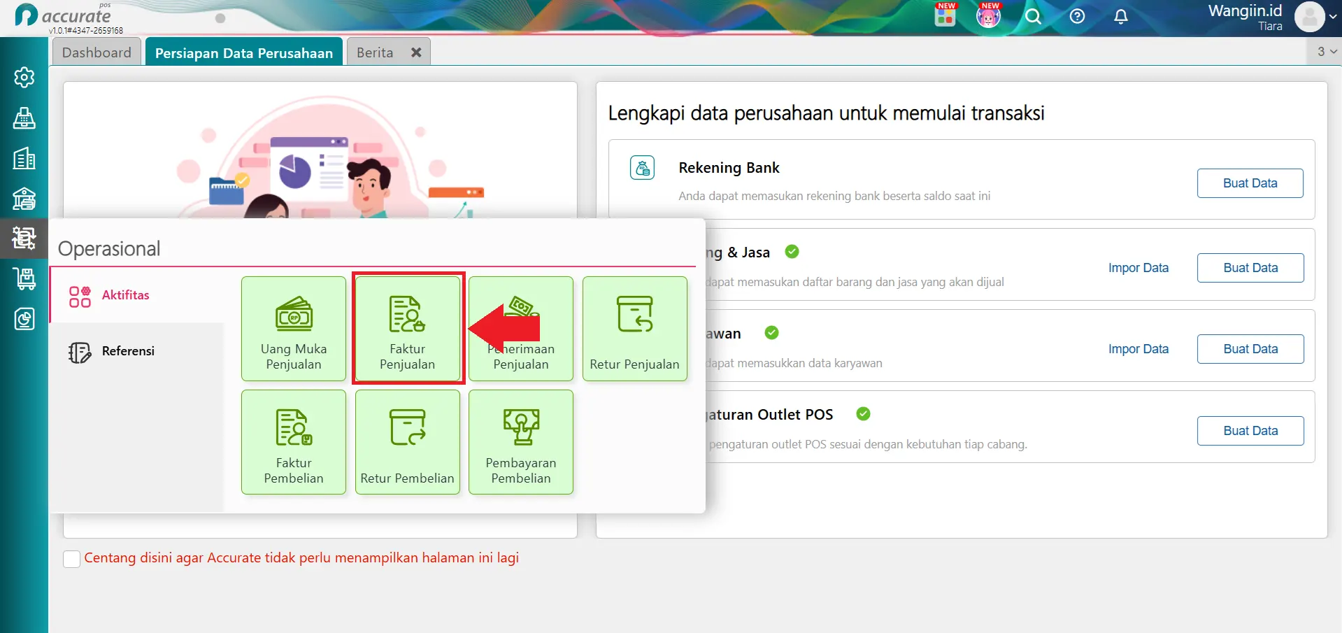membuat syarat pembayaran